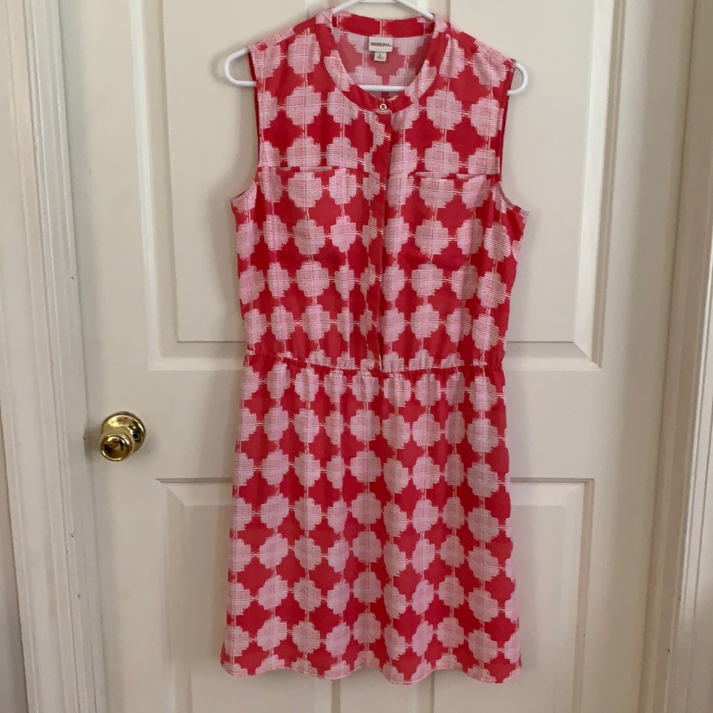 Merona Sleeveless Button Down Dress w/4 Pockets